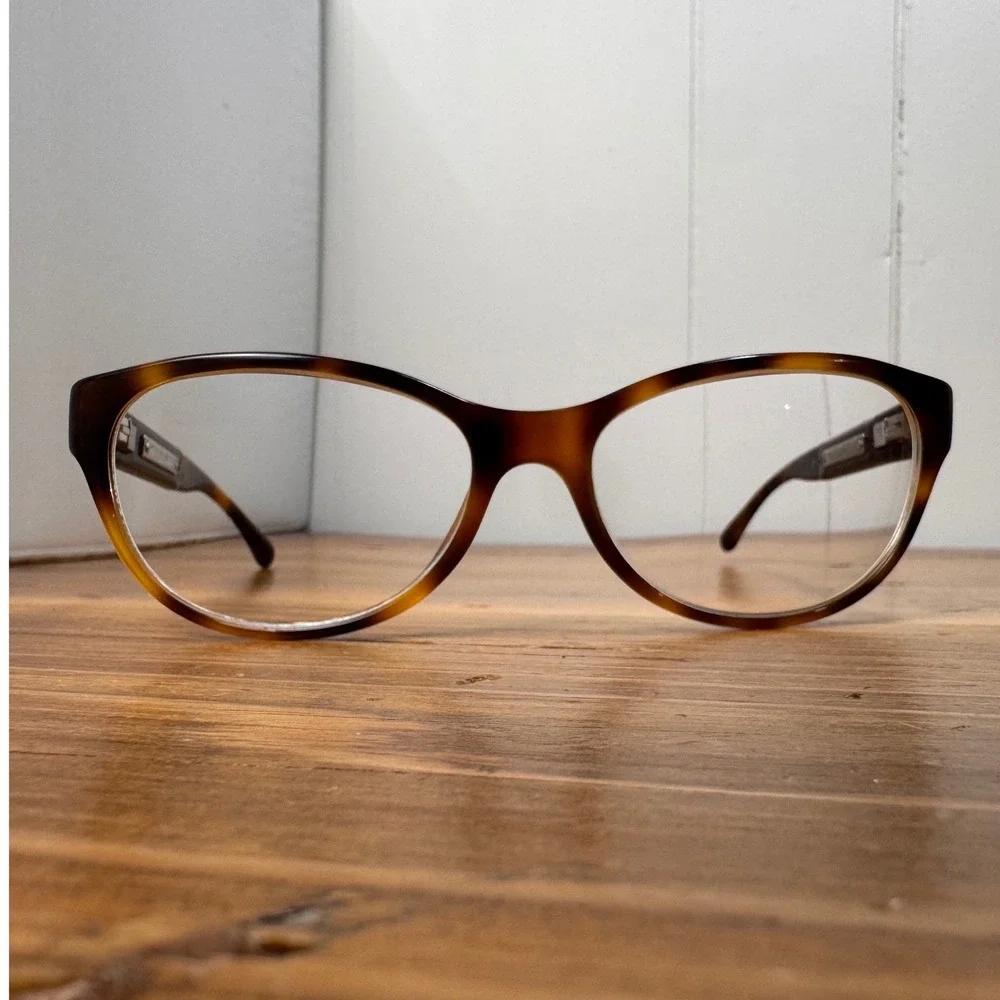 Chanel Tortoiseshell Eyeglasses CC Logo Optical Frames Brown BC14069108 - Picture 5 of 13